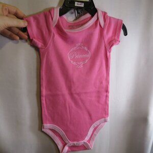 Baby Dk Pink Princess Bodysuit 6-9 months 100% cotton